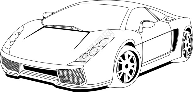 现代汽车奢华白色力量插图发动机汽车车轮标识运动车辆背景图片