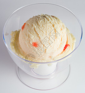 冰淇淋 冰奶粉 背景的薄饼勺子圣代食物锥体甜点奶油味道白色奶油状宏观背景图片