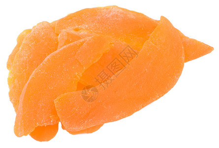 干芒果在背景上水果橙子小吃食物木瓜白色黄色菠萝背景图片