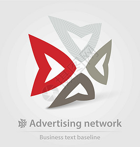 广告公司设计广告广告网络商业图标插画