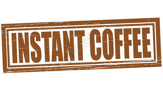 即时咖啡矩形酒吧邮票棕色咖啡背景图片