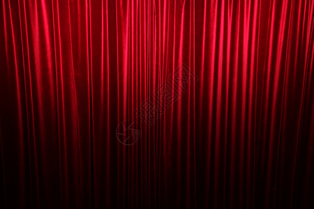 红舞台幕幕幕黑色乐队纺织品丝绸阴影歌剧喜剧戏剧聚光灯海浪背景图片
