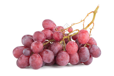 一堆红葡萄生活白色水滴健康饮食食物水果背景图片