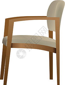 办公室主席家具白色物品商业椅子木头水平座位背景图片