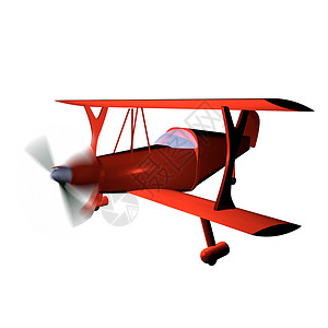 打单机单机航空双翼运输玩具横幅航班螺旋桨男人白色插图背景