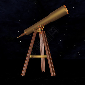 望远镜乐器概念间谍光学科学镜片玻璃天文学插图背景图片