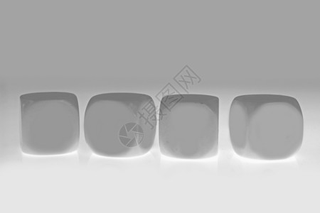 空白的多维数据集集合形状创造力元素骰子盒子正方形白色商业设计立方体背景图片