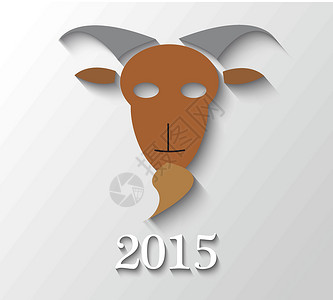 2015年的山羊说明背景图片