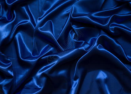 蓝硅织物棉布涟漪纺织品波浪状内衣波状缎面丝缎丝绸丝包背景图片