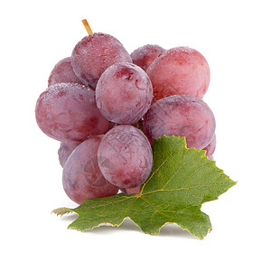 一堆红葡萄水滴食物水果健康饮食白色生活背景图片