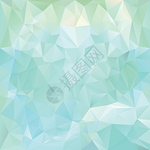 冰蓝色多边形三角形外形背景背景图片