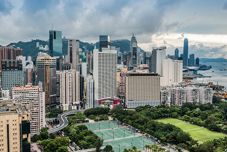 香港 维多利亚公园堤道湾(香港)背景图片