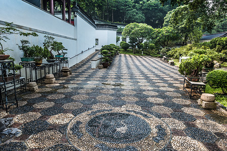 Kowloon 长城公园 香港地标名胜旅行马赛克公园风景背景图片