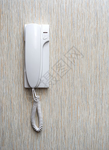 挂在墙上技术互通房子墙纸按钮电缆安全门铃电话电子背景图片