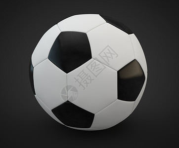 3d 一个足球球的立体背景图片