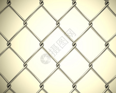 铁丝栅栏铁丝网链式金属监狱障碍背景图片