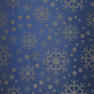 雪花模式的复合图像墙纸插图计算机绘图蓝色背景图片