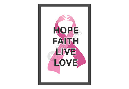 提高对乳腺癌认识的希望信息粉色信仰居住机构健康丝带双手女性背景图片