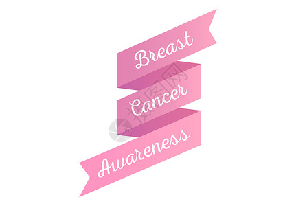 乳腺癌认识宣传教育信息健康机构女性丝带粉色背景图片