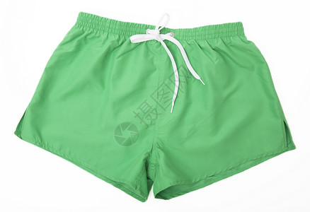 绿色运动短裤背景图片