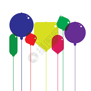 比扎尔气球风格气泡作品飞行艺术品蓝色紫色传单海报装饰背景图片