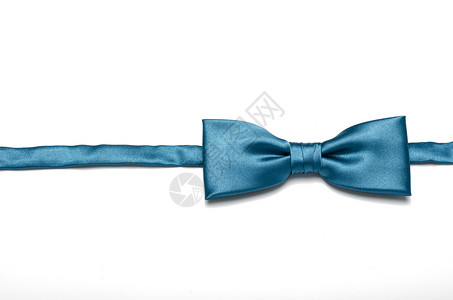蓝弓领带乐队蓝色丝绸头发领结庆典仪式衣服丝带礼物背景图片