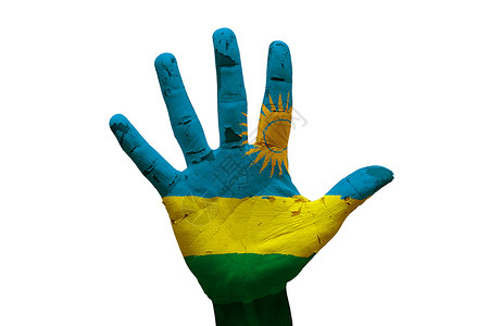 棕榈旗(rwanda)背景图片