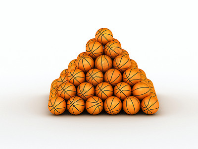 堆积如山的篮球休闲橡皮运动游戏插图橙子背景图片