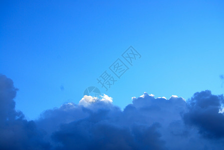 天空和云云蓝色太阳天气阳光晴天白色背景图片