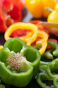 贝尔胡椒蔬菜背景图片