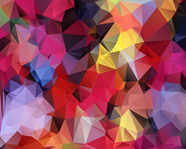 抽象多边形背景三角形钻石创造力插图横幅折纸技术水晶商业墙纸背景图片