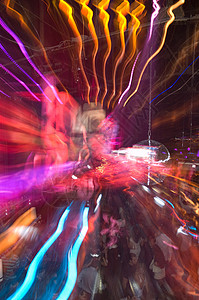 迪斯科绘画音乐作品图形俱乐部展示派对圆形舞蹈荧光背景图片