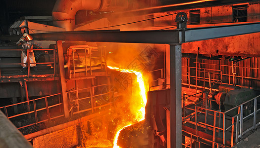 铁铸铁的生产;背景图片