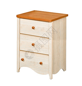 木制夜露台木头白色床头柜家具架子背景图片