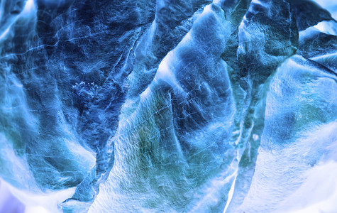 蓝色水晶冰瀑布冰墙水晶蓝色仙境气候季节溪流洞穴插图冰柱瀑布背景