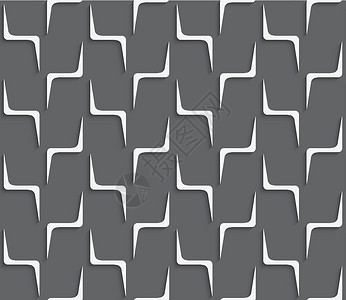 深灰色上白色zig-zag形状的几何装饰品背景图片
