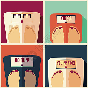体重计营养饮食高清图片