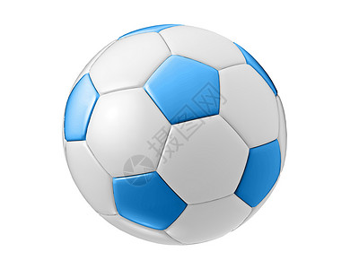 蓝色足球球背景图片