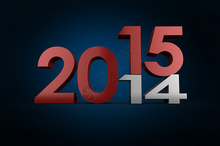 2014年和2015年综合图像合金阴影绘图插图新年黑色计算机蓝色背景图片