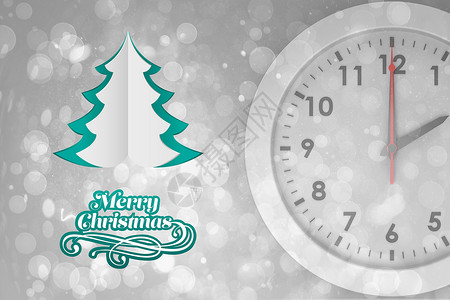 快乐圣诞节消息的复合图象绘图白色插图潮人灰色时间计算机背景图片