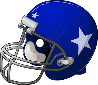 蓝色足球盔甲背景图片