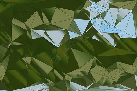 淡绿色三角形设计摘要背景     插图钻石墙纸多边形马赛克辉光艺术三角形创造力背景