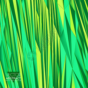 碎草矢量中的森林绿色多边形模式设计图片