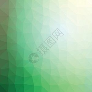 色彩多彩的浅绿色抽象几何式低聚体样式低倍数风格矢量插图图形背景背景图片