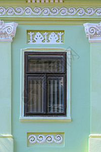 特写窗口窗户窗扇镂空房子建筑建筑学窗框造型工作格栅背景图片