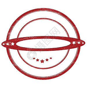 圆环邮票圆形矩形墨水椭圆形星星红色橡皮背景图片