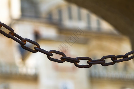 塞利米耶之门的锁链背景图片