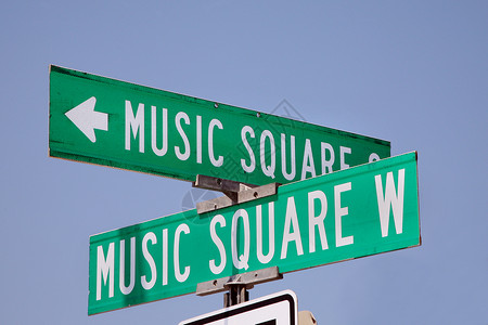 音乐广场街牌背景图片