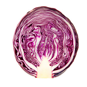 半红菜红色烹饪食物紫色树叶沙拉蔬菜色拉背景图片