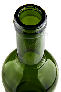 瓶装白色宏观饮料绿色玻璃瓶子背景图片